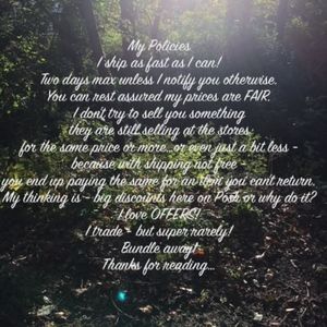 My Posh Policies and Philosophy